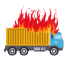 Fire, explosion, self-ignition or lightning